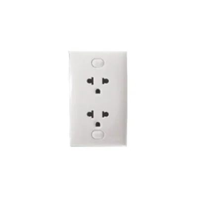 Ổ cắm Schneider E426UEST2 - Ổ cắm đôi 3 chấu