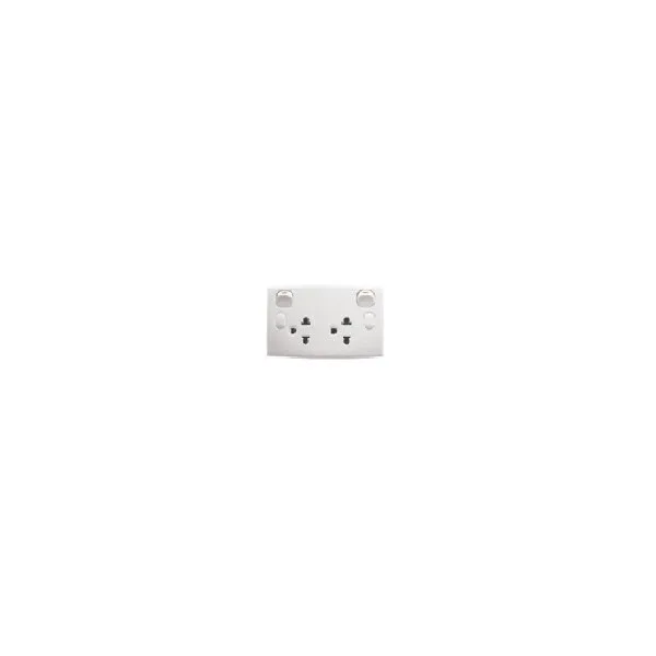 Ổ cắm Schneider E25UES - Ổ cắm đôi 3 chấu có công tắc