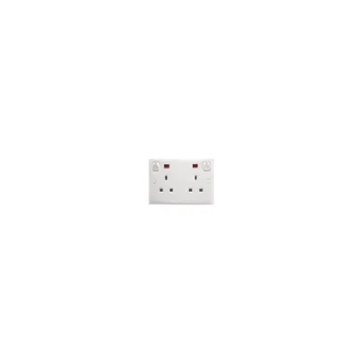 Ổ cắm đôi 3 chấu Schneider E25R/WE