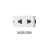Ổ cắm đơn 2 chấu 3426USM_G19