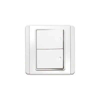 Công tắc đôi 1 chiều Schneider E3032H1_EWWW