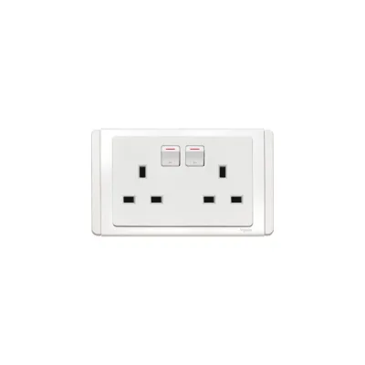 Ổ cắm Schneider kiểu Anh ET3025D_EWWW