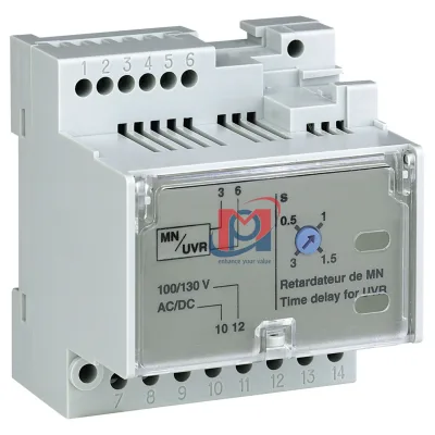 33682 - Cuộn thấp áp 200/250 VAC/VDC và bộ trễ thời gian - Schneider
