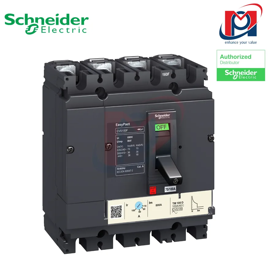 LV510310 - Cầu dao tự động CVS100B 16A 4P - Schneider