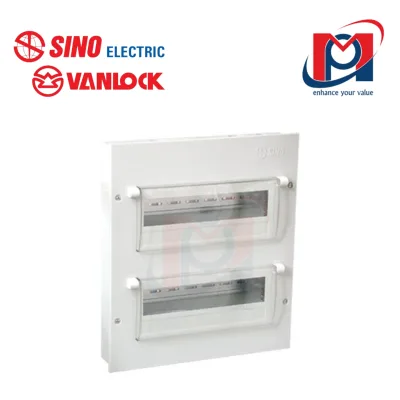 Tủ điện vỏ kim loại 28 đường - Sino Vanlock - EM28PL