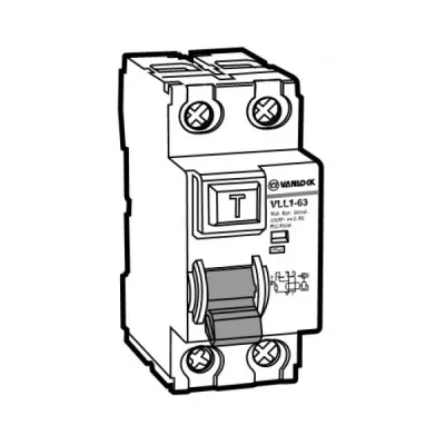 Cầu dao chống dòng rò RCCB VLL1-63/2040/100
