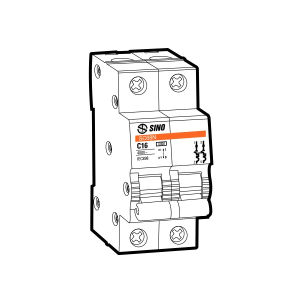 Cầu dao tự động MCB SC68N/C2016