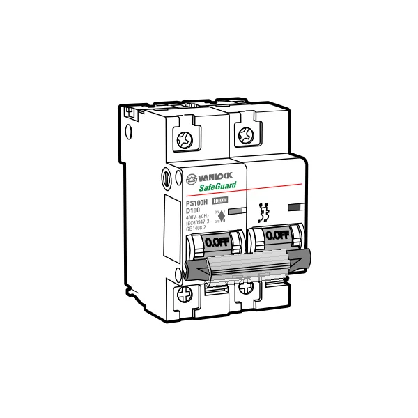 Cầu dao tự động MCB PS100H/2/D80