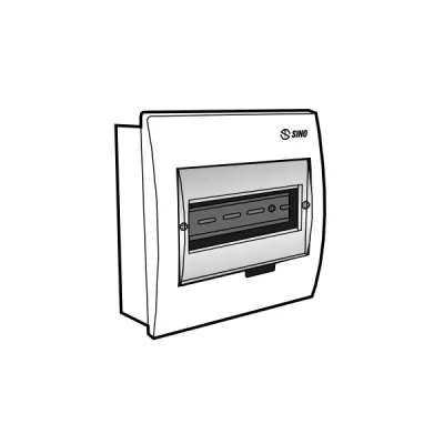 Tủ điện âm tường mặt nhựa E4FC 3/6SA