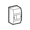 Hộp chứa MCB gắn nổi 4CC4