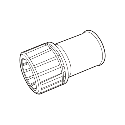 Nối thẳng ống đàn hồi với ống tròn cứng E253/20