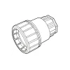 Khớp nối ren thẳng ống đàn hồi E251B/32
