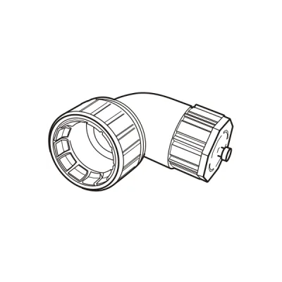 Khớp nối ren 90° ống đàn hồi E251C/20