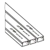 Máng ghen luồn dây điện có nắp GA30