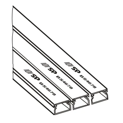 Máng ghen luồn dây điện có nắp GA120