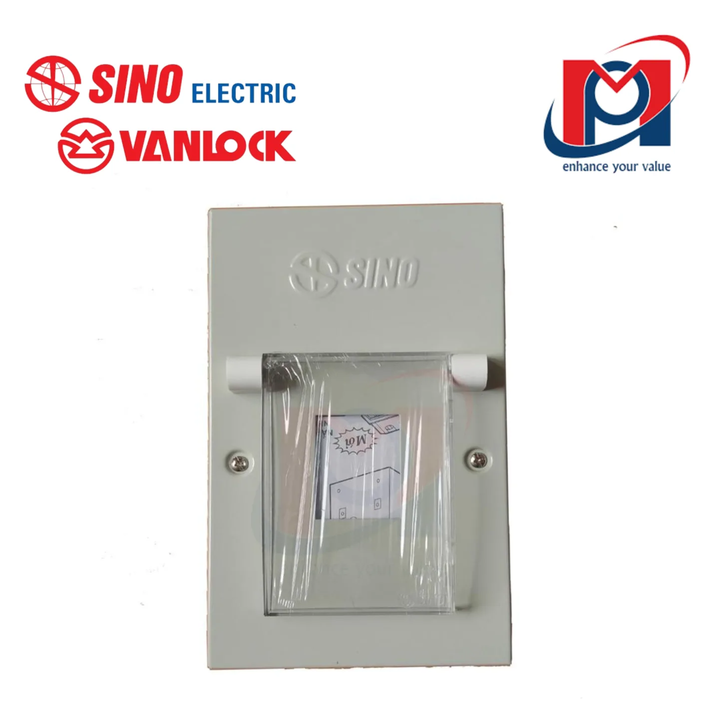 Tủ điện vỏ kim loại 3 đường - Sino Vanlock - EM3PL