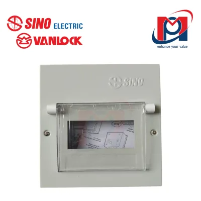 Tủ điện vỏ kim loại 6 đường - Sino Vanlock - EM6PL