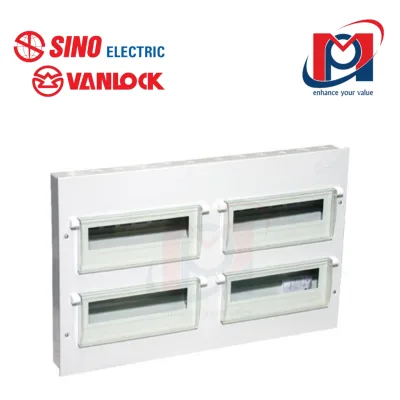 Tủ điện vỏ kim loại 48 đường - Sino Vanlock - EM48PL
