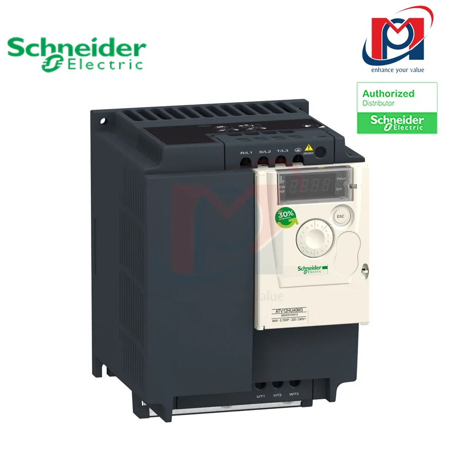 ATV12HU22M2 - Biến tần ATV12 2.2kW 1P 200
-240V - Schneider