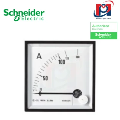 Đồng hồ Ampe kế vuông DIAL 1,3IN TC400/5 - Schneider - 16082