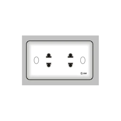 Ổ cắm đôi 2 chấu 16A S1982