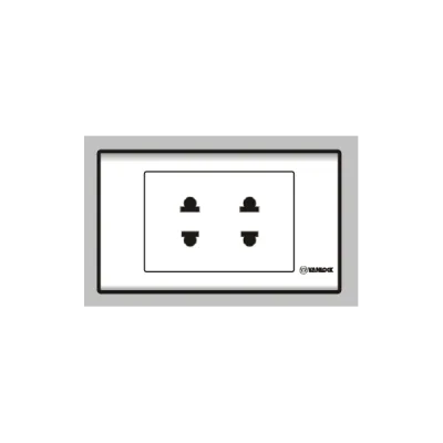 Ổ cắm đôi 2 chấu 16A S18U2