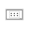 Ổ cắm ba 2 chấu 16A S18U3