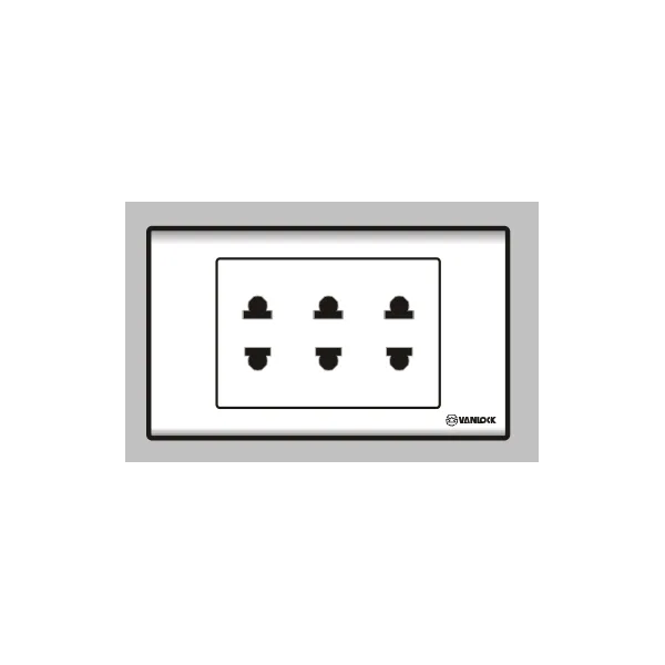 Ổ cắm ba 2 chấu 16A S18U3