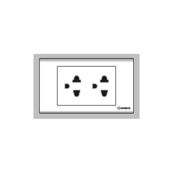 Ổ cắm đôi 3 chấu 16A S18UE2