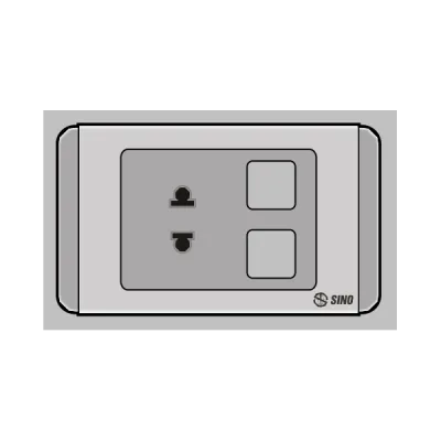 Ổ cắm đơn 2 chấu 2 lỗ S68GU/XX