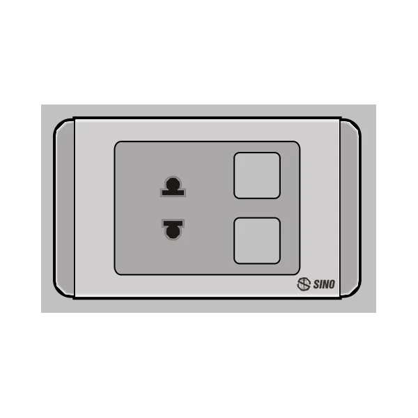 Ổ cắm đơn 2 chấu 2 lỗ S68GU/XX