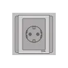 Ổ cắm Schuko 16A S66G/16