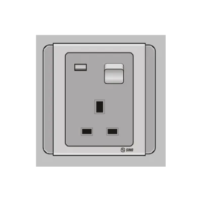 Ổ cắm 13A 3 chấu vuông S66G13N