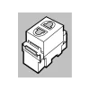 Hạt ổ cắm sàn 2 chấu 10A U001