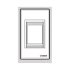 Mặt nhựa chứa 2 MCB ST122/M