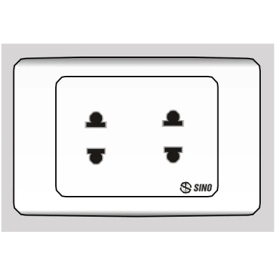 Ổ cắm đôi 2 chấu 16A S9U2