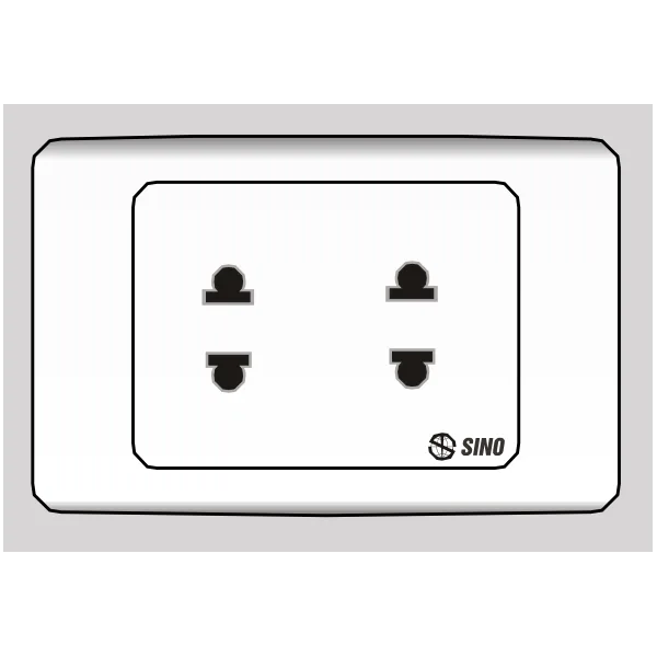 Ổ cắm đôi 2 chấu 16A S9U2
