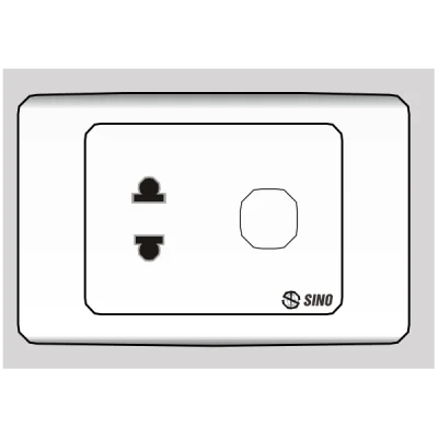 Ổ cắm đơn 2 chấu 16A 1 lỗ S9UX