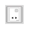 Ổ cắm đơn 2 chấu 16A 1 lỗ S98UX
