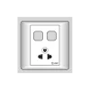 Ổ cắm đơn 3 chấu 16A 2 lỗ S98UEXX