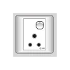 Ổ cắm 15A 3 chấu tròn S9815S