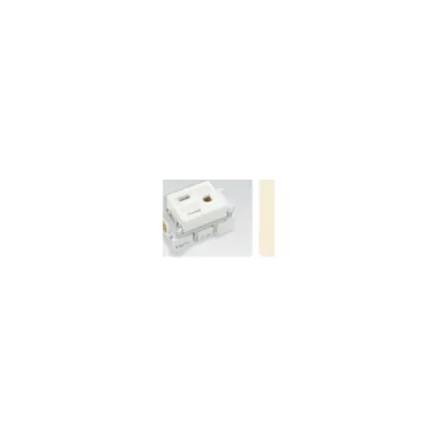 ổ cắm đơn có dây nối đất(dùng cho phích cắm dẹp) WN11017W