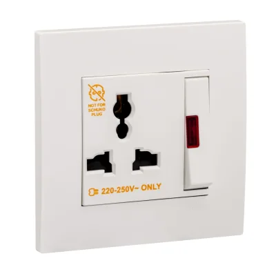 Ổ cắm đơn 3 chấu 13A Vivace - Schneider - KB113LSN_WE