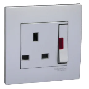 Ổ cắm đơn 3 chấu KB15LDN_AS Schneider