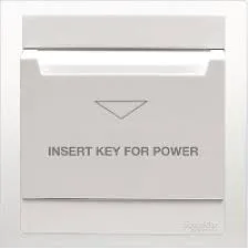 Bộ công tắc tắc chìa khóa thẻ Vivace - Schneider -  Màu Trắng - KB31EKT_WE