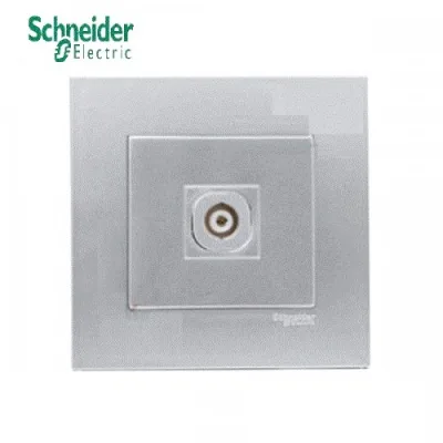Ổ cắm TV Vivace - Schneider - Màu Bạc - KB31TV_AS