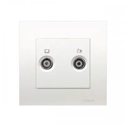 Ổ cắm đơn TV và ổ cắm đơn FM KB32TVFM_AS Schneider