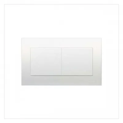 Mặt che đôi Màu Bạc - Vivace - Schneider - KBT30_AS