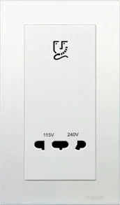 Bộ ổ cắm dao cạo râu KBT727V_WE Schneider