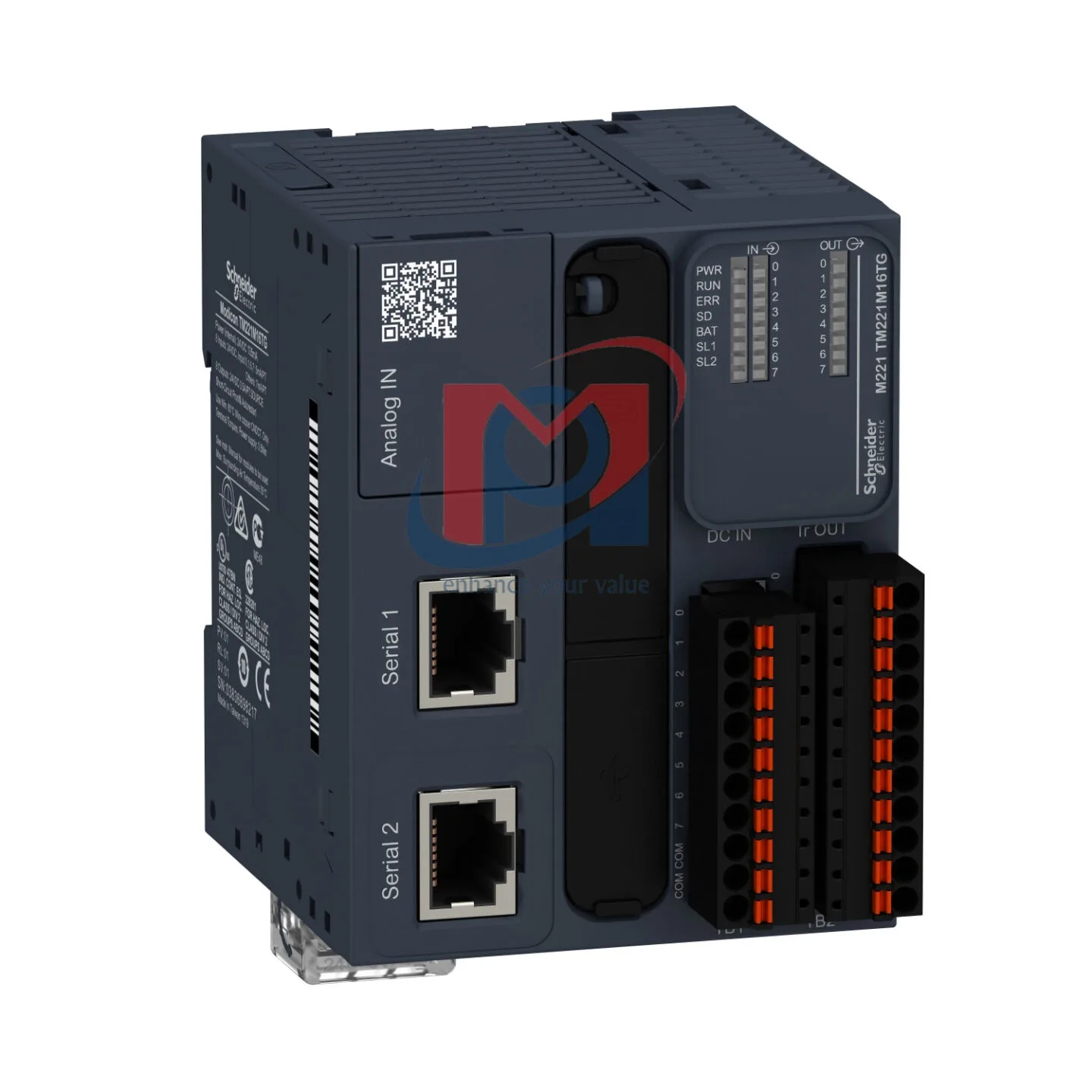 Bộ điều khiển M221-16IO Transistor, Spring - TM221M16TG